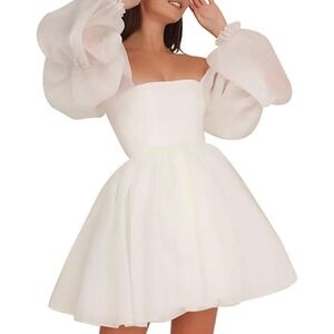 Elegant White Kids Dress